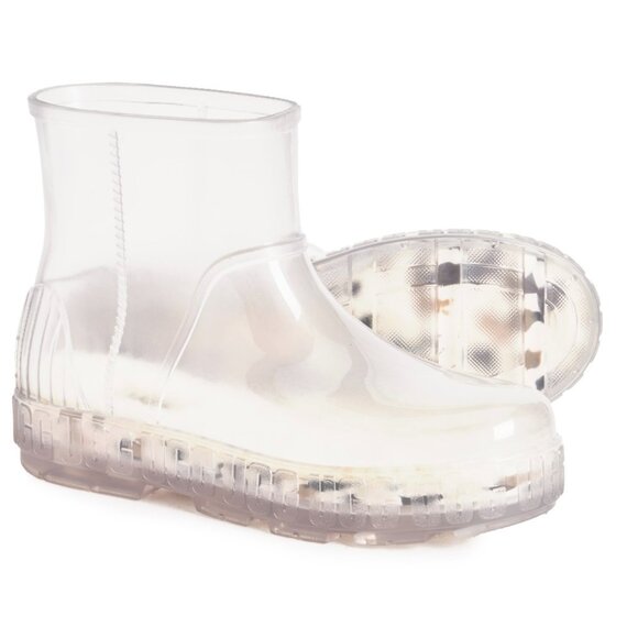 NEW UGG Clear Drizlita Rain Boots with wool-blend removable insole - Picture 5 of 9